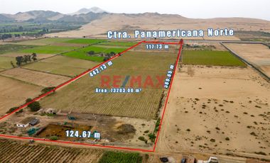 Ocasión!! 🏗️ Venta De Terreno Industrial  Z I3  De 7 Hectareas Ubicado En La Panamericana Norte Km 97 – Cerca Al Mega Puerto De Chancay