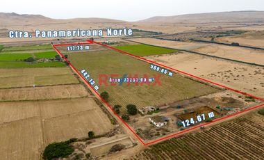 Ocasión!! 🏗️ Venta De Terreno Industrial  Z I3  De 7 Hectareas Ubicado En La Panamericana Norte Km 97 – Cerca Al Mega Puerto De Chancay