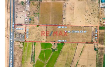 Ocasión!! 🏗️ Venta De Terreno Industrial  Z I3  De 7 Hectareas Ubicado En La Panamericana Norte Km 97 – Cerca Al Mega Puerto De Chancay