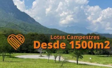 Lotes Campestres desde $1,530mts