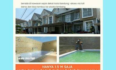 Rumah Villa Cimahi 15 menit ke RS Cibabat Gratis Indihome