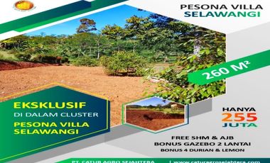 Tanah Kavling Villa di Pesona Selawangi