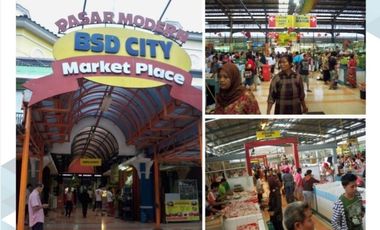 Ruko Hook Pasar Modern BSD lokasi hadap jalan raya ramai
