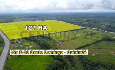 Vendo Terreno 127 Hectáreas, E-20 Vía Santo Domingo La Concordia Km 8