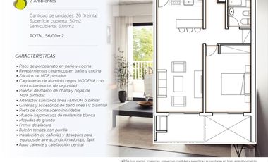 Venta en Pozo. Departamento 1 Ambiente con Balcon. 48 m2 - San Isidro, Boulogne