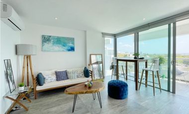 Venta apartamento remodelado 1 alcoba en Condominio Beach Club, Crespo