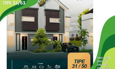 Jual Rumah Malang 2KT 2 Lantai Tipe 31/63, Bisa Inhouse Tanpa Bank