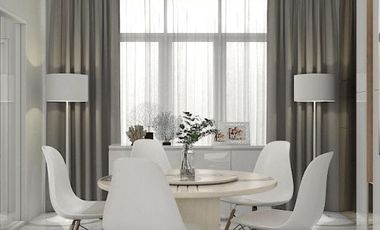 dijual rumah kontemporer ada kolam renang pribadi