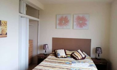 Suite de alquiler en Puerto Azul, amoblada, vista al parque.
