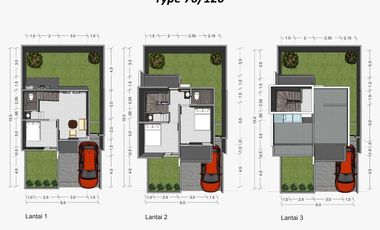 Rumah Mewah Murah Rooftop Luas dkt PEMKOT Cimahi