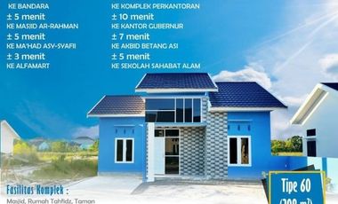 Jual Murah Rumah Syariah Di Palangka Raya Kalimantan Tengah Dekat IAIN Palangkaraya