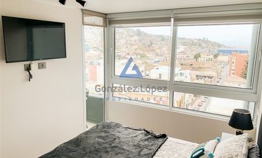 Arriendo Centro de Coquimbo: Depto Amoblado con Vista al mar