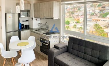 Arriendo Centro de Coquimbo: Depto Amoblado con Vista al mar