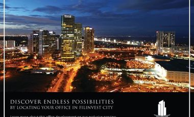 100++SQM Office space for sale in Filinvest City Alabang Parkway Corporate Center