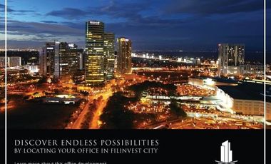 100++SQM Office space for sale in Filinvest City Alabang Parkway Corporate Center