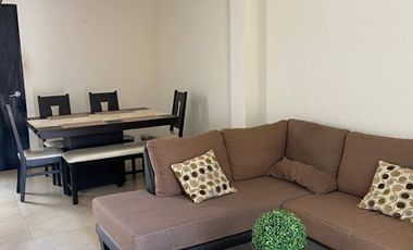 RENTA CASA AMUEBLADA EN DREAM LAGOONS EN CLUSTER CON ALBERCA 3 HABITACIONES