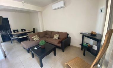 RENTA CASA AMUEBLADA EN DREAM LAGOONS EN CLUSTER CON ALBERCA 3 HABITACIONES