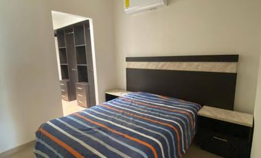 RENTA CASA AMUEBLADA EN DREAM LAGOONS EN CLUSTER CON ALBERCA 3 HABITACIONES