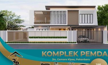 Rumah Kontemporer Mewah Full Interior,Kolam Renang