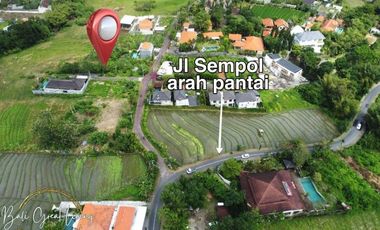 Tanah 1475m2 Pererenan Lingkungan Villa Dekat Pantai