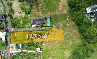 Tanah 1475m2 Pererenan Lingkungan Villa Dekat Pantai