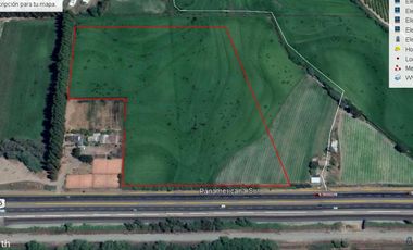 TERRENO DE 8 HECTÁREAS, A UN COSTADO DE CARRETERA 5 SUR.