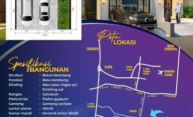 Rumah Dekat Perkotaan Sidoarjo 199 Juta, DVJ 4