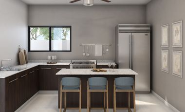 Casa en venta en Privada Conkal de Mérida, Yucatán con amenidades y vigilancia