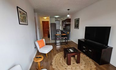 LINDO DEPTO AMOBLADO A PASOS DE UNIVERSIDAD SAN SEBASTIAN