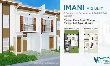 Townhouse End Unit for sale in Velmiro Greens Bohol