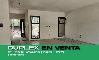 Venta - Duplex en pozo b° Los Platanos - Cipollet