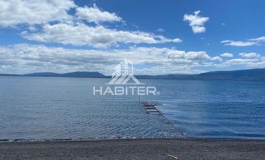 Casa en Arriendo en Ruta Villarrica a Pucón con playa orilla lago Villarrica