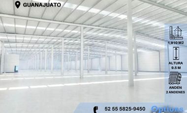 Rent industrial warehouse now Guanajuato