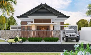 BARU RUMAH VILLA MURAH DENGAN PRIVATE POOL DI JOGJA BARAT