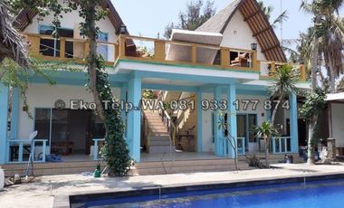 Dijual Villa Dekat Pantai Digili Trawangan
