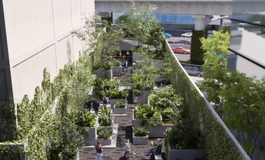 Departamento en venta con terraza techada Los Alpes Álvaro Obregón