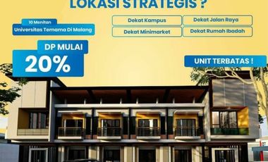 Ruko Strategis di Area Lowokwaru Kota Malang