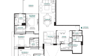 Departamento 2R148 Torre Vita1 en Venta en Infiniti Mérida
