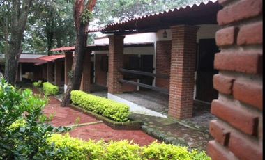 Rancho ecuestre en medio del bosque en Huitzilac, Morelos