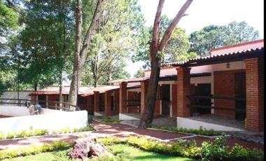 Rancho ecuestre en medio del bosque en Huitzilac, Morelos