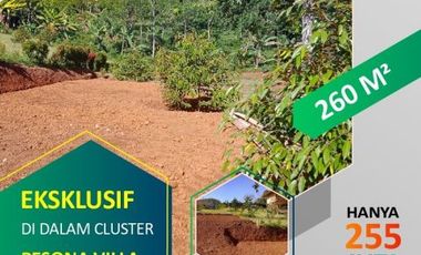 Tanah Luas 260 Meter Lokasi didalam Komplek Wisata Villa