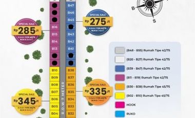 Perumahan Townhouse Sidoarjo Hanya 275 Juta, DVJ 3