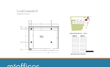 Se vende local comercial de 117 m2 en la Huasteca  Valle Poniente