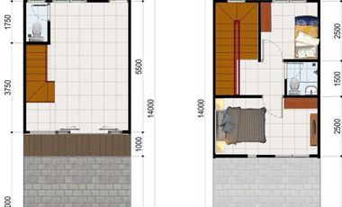Ruko 2 lantai siap pakai type 4,5x14 63m2 The Savoy JGC Jakarta Garden City Cakung