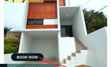 Dijual rumah 2 lantai cipageran cimahi 400 jutaan suasana villa