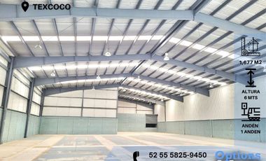 Great industrial warehouse for rent in Texcoco