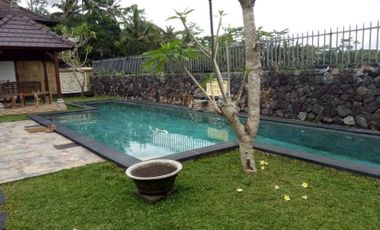 VILLA FOR SALE WITH SWIMMING POOL NEAR RICE FIELD IN UBUD