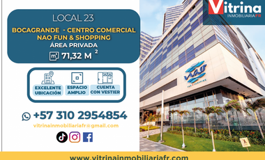 Local 23 en venta  BOCA GRANDE - Cartagena - Bolívar
