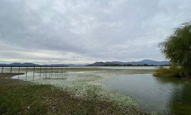 SE VENDE TERRENO CON CASA LAGO RAPEL 8400MTRS