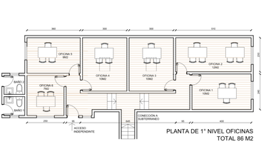 Oficina en Arriendo en Oficinas en Sector Seminario (9 privados)